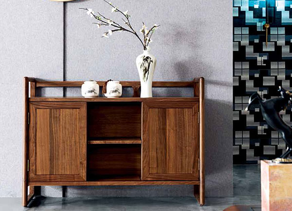 現(xiàn)代實木總裁辦公室茶水柜-小江南