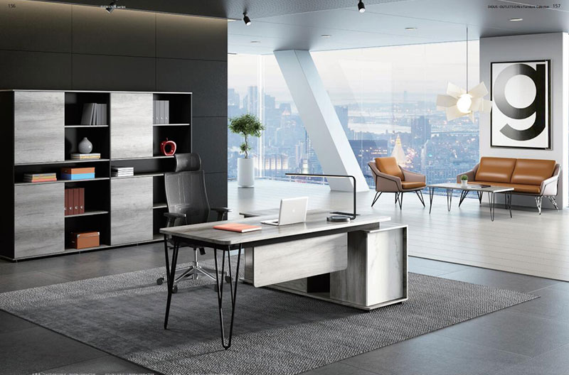 圓方系列 - 老板創業現代辦公室大班臺