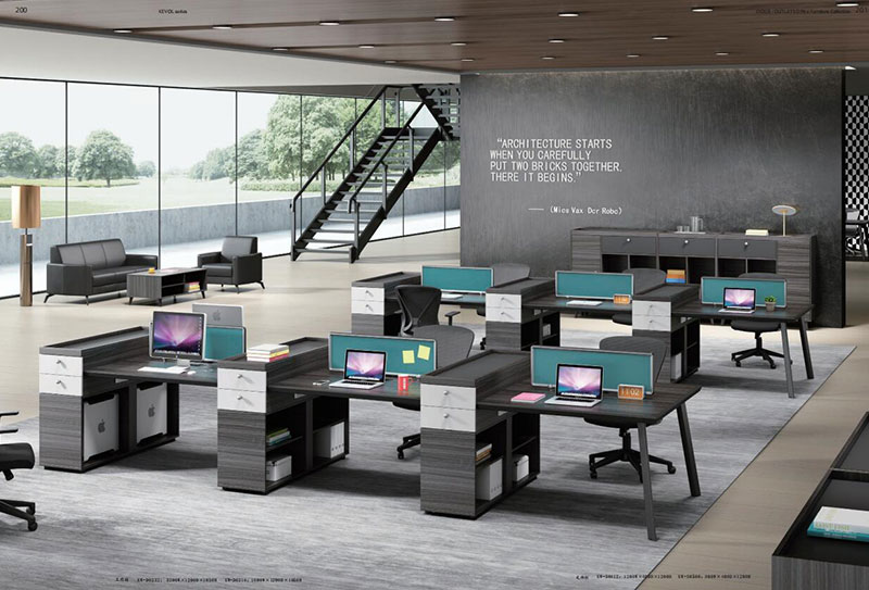 科沃系列 - 現(xiàn)代辦公室職員辦公屏風(fēng)卡位