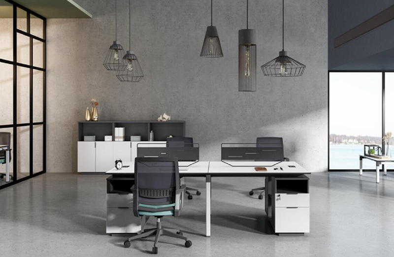 格林系列 - 綠色環(huán)保膠板職員桌 格林系列 - 綠色環(huán)保膠板職員桌