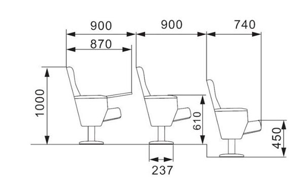 現(xiàn)代戲劇院觀看椅 現(xiàn)代戲劇院觀看椅