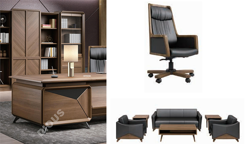 唯藝系列-新中式實木大班臺 唯藝系列-新中式實木大班臺