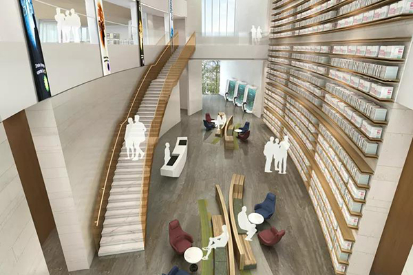 迪歐展示家具案例丨杭州建德圖書館家具工程配套：以空間為載舟，尋找閱覽之境