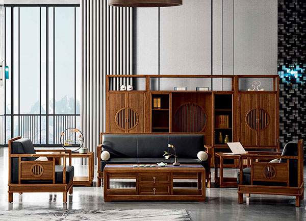 迪歐新品實木老板休閑辦公沙發-圓意 迪歐新品實木老板休閑辦公沙發-圓意