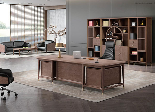 迪歐廠家定制 - 卓梵系列 - 時(shí)尚寬敞大班臺(tái) 迪歐廠家定制 - 卓梵系列 - 時(shí)尚寬敞大班臺(tái)