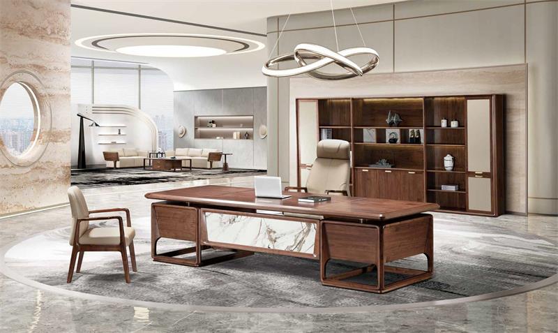 2021-總裁辦公桌-傳承系列-迪歐家具-方圖 2021-總裁辦公桌-傳承系列-迪歐家具-方圖